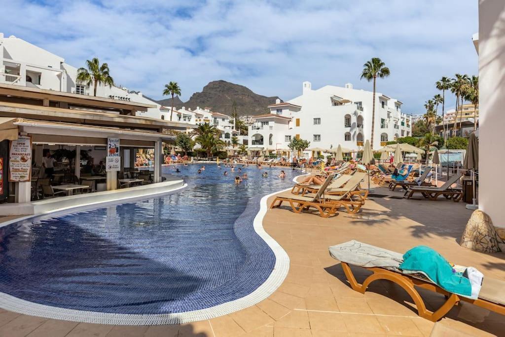 Beachfront Private Apartment In Pueblo Torviscas Sunset Harbour Costa Adeje (Tenerife) Exterior foto